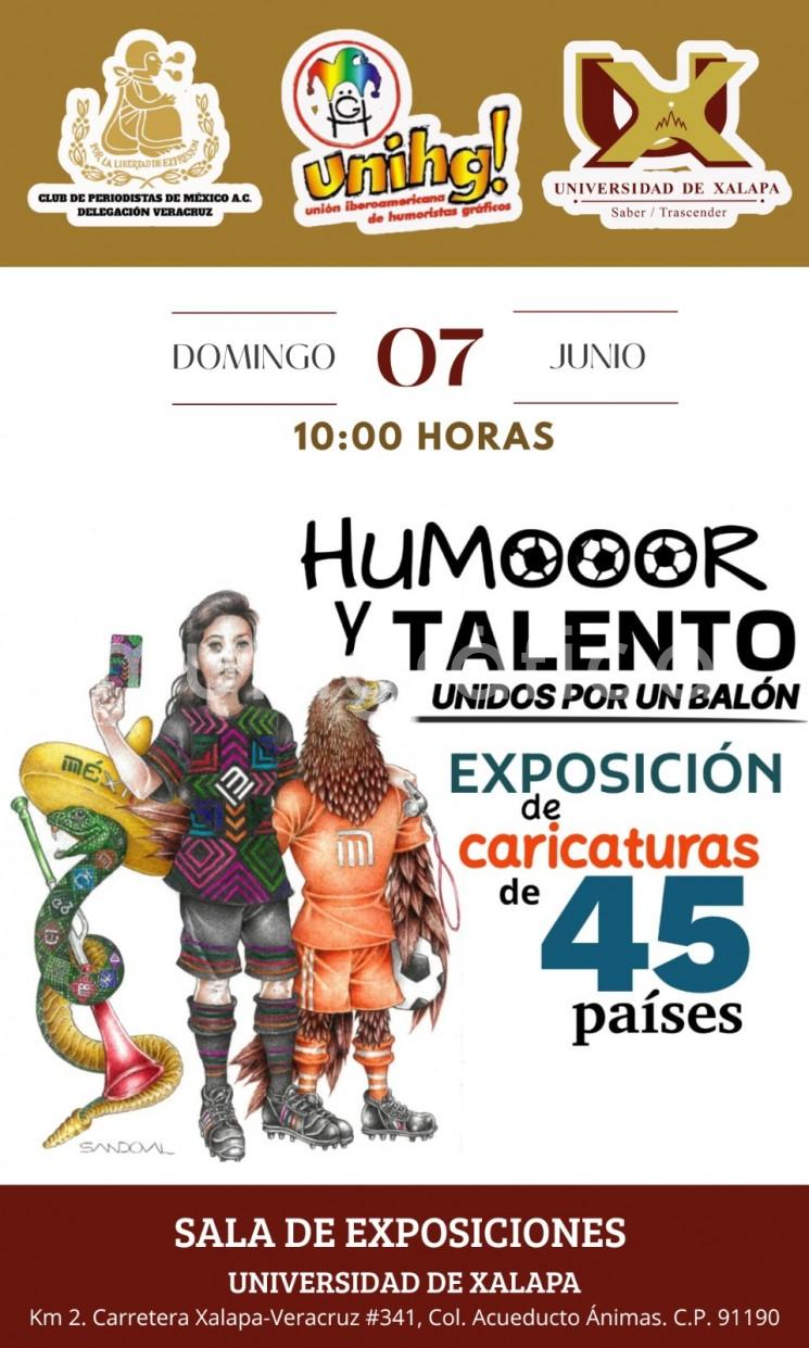 Exposición de caricatura reunirá humor, futbol y libertad de expresión en la Universidad de Xalapa