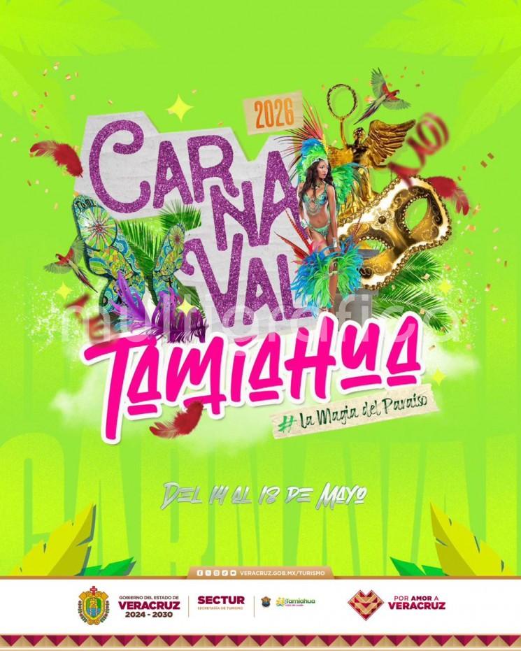 Disfruta de la magia del Paraíso con el Carnaval de Tamiahua 2026