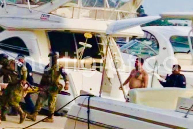 Se incendia yate “squalo” en la riviera veracruzana; Zenyazen escobar aclara que no es el propietario