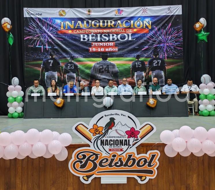 Xalapa y Banderilla fortalecen el deporte juvenil con torneo nacional de béisbol