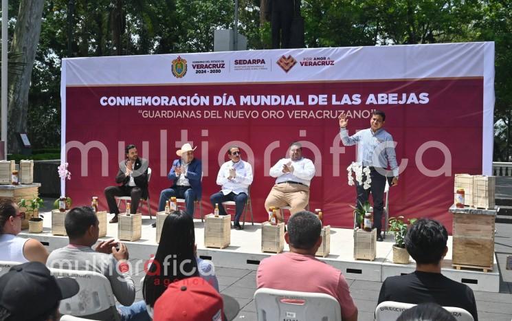 Conmemoran Día Mundial de las Abejas; destacan su importancia para el campo veracruzano