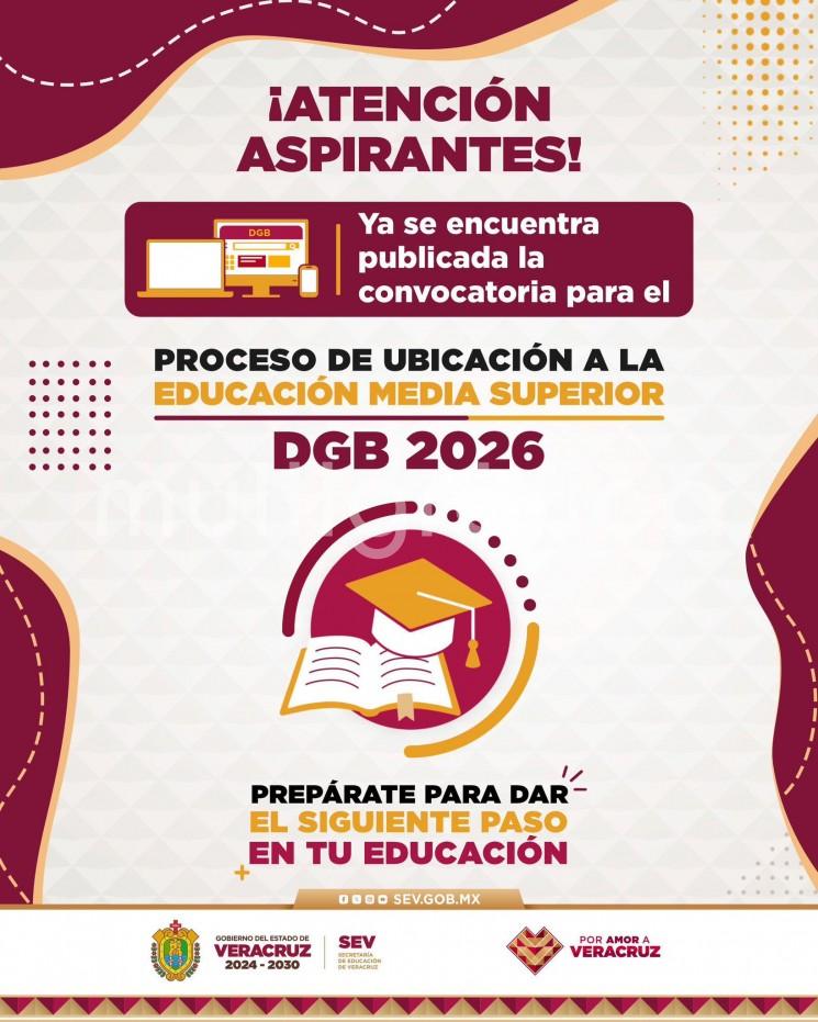 
Publican convocatoria para ingreso a planteles de educación media superior
