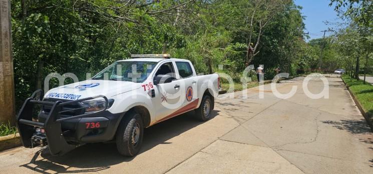 Para prevenir afectaciones mayores, se cierra al tránsito vehicular acceso a Las Fuentes