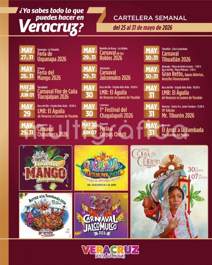 En la última semana de mayo, disfruta de la cultura y tradición en Veracruz