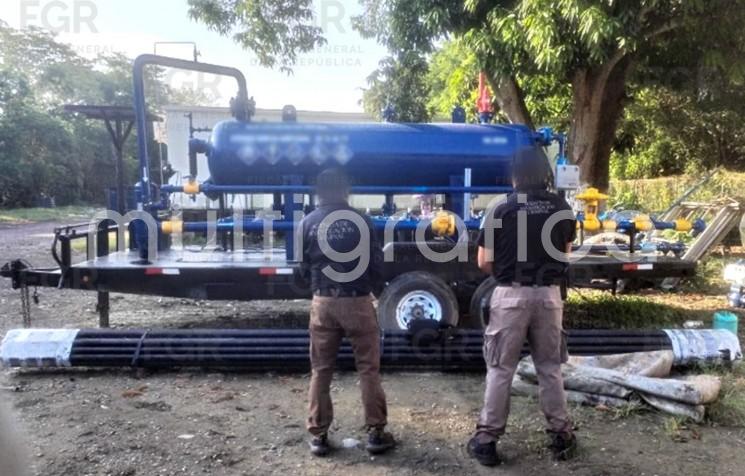 FGR integra investigación luego del aseguramiento de más de 250 mil litros de hidrocarburo