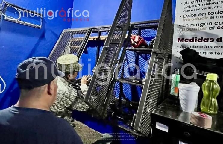 Revisa SEDENA armas, documentos y cuerpo policial en Gutierrez Zamora