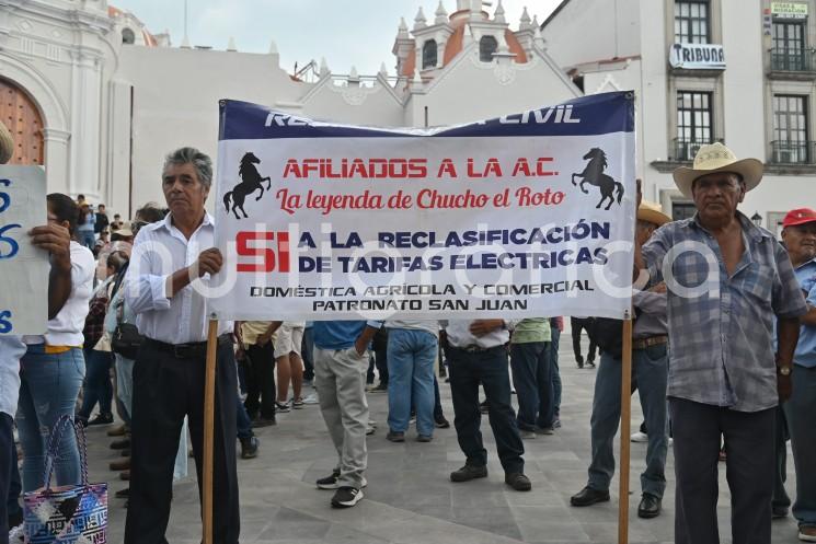 Exigen reclasificación de tarifas eléctricas en Veracruz; mantienen lucha desde hace 18 años