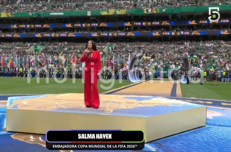 Salma Hayek da la bienvenida al Mundial 2026: -¡Que viva México y que viva el futbol!-

