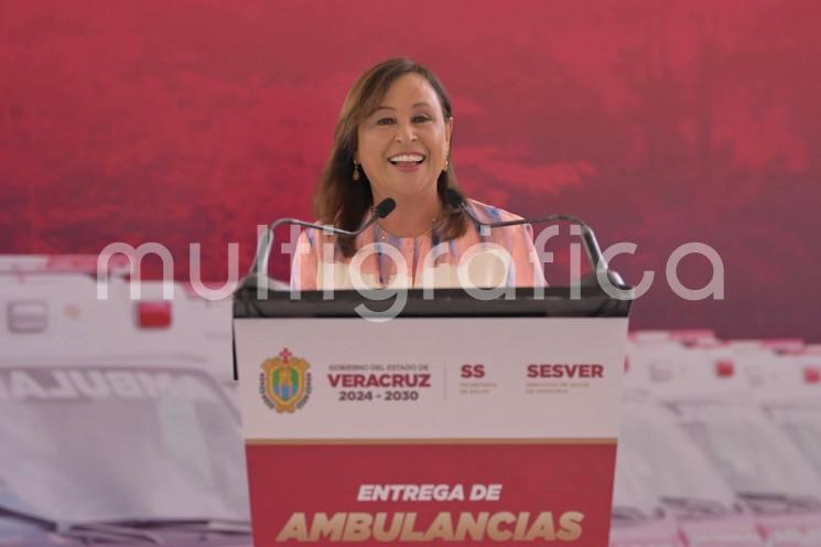 Concluye Gobernadora entrega de ambulancias para fortalecer la red hospitalaria estatal