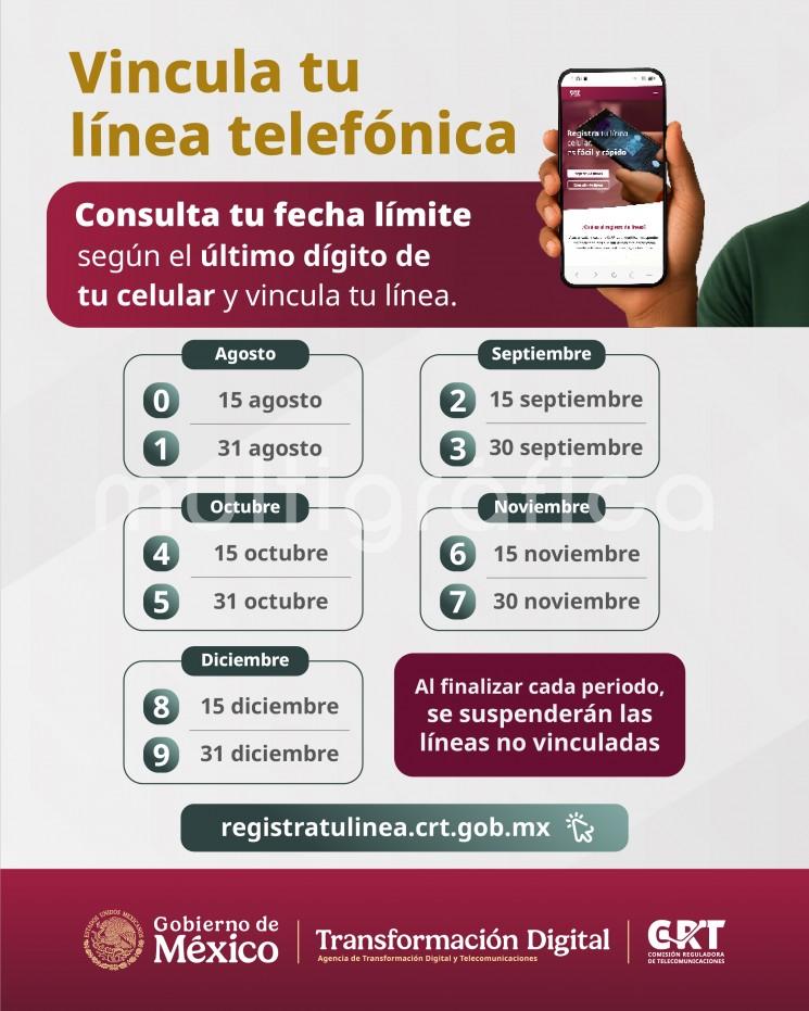 ¿Hay prórroga para el registro obligatorio de líneas telefónicas? CRT anuncia las fechas límite según la terminación de tu número