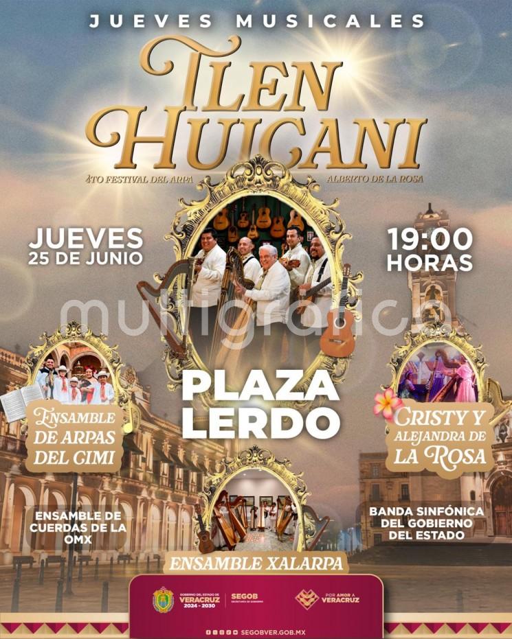
Jueves Musicales celebra el Festival del Arpa con Tlen Huicani
