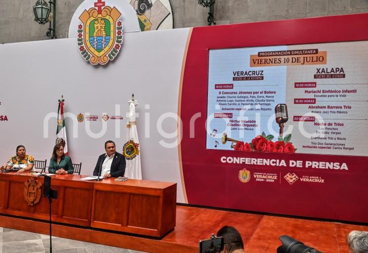 Del 10 al 12 de julio, Festival Internacional del Bolero y Jazz: Gobierno de Veracruz