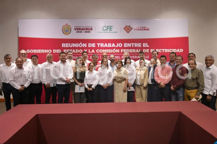 Veracruz y CFE trazan estrategias hacia una mayor cobertura y mejor servicio eléctrico