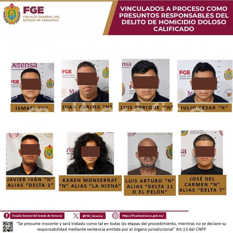 Vinculados a proceso los ocho detenidos por homicidio de comunicadora en Nanchital