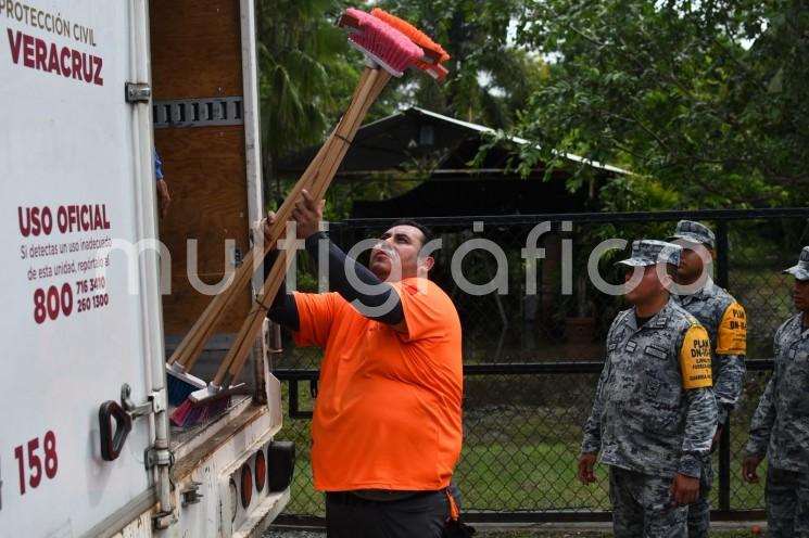 ?
Activan Plan DN-III-E en Paso de Ovejas tras desbordamiento del río Tolome
