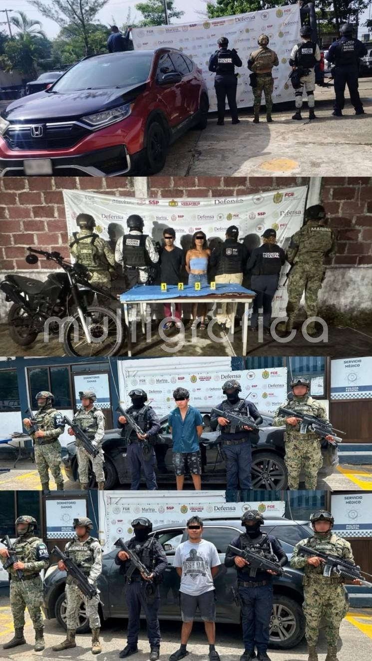 En operativos coordinados, Estado asegura más de 2 mil litros de hidrocarburo 