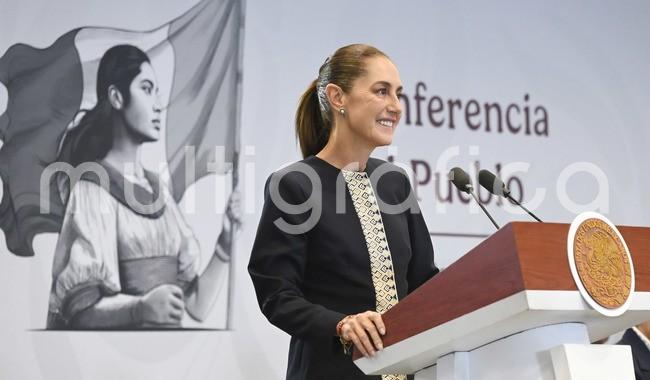 CSP destaca que Estrategia Nacional de Seguridad permitió que el 21 de julio sea el día con menos homicidios en muchísimos años

-Estos indicadores nos muestran cómo vamos avanzando-, refirió la mandataria en la conferencia matutina realizada en Toluca, Estado de México
