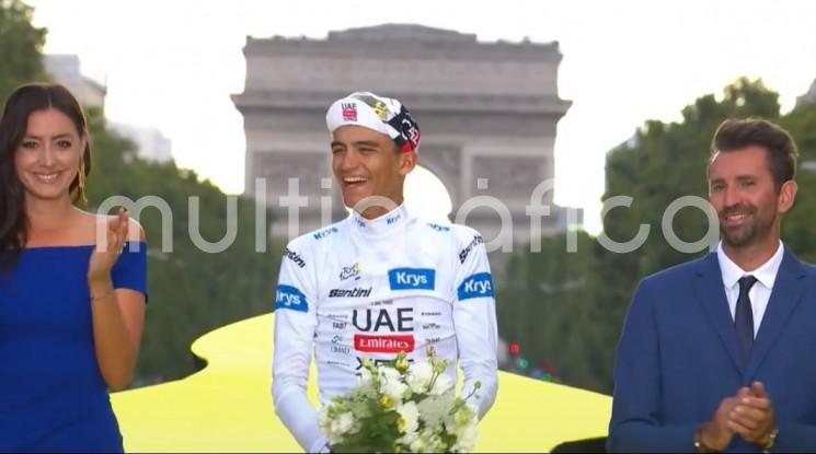 Isaac del Toro hace historia con podio en el Tour de Francia 2026
