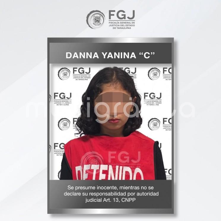 Vinculan a proceso a Danna Yanina por el feminicidio de Dafne en Tamaulipas.