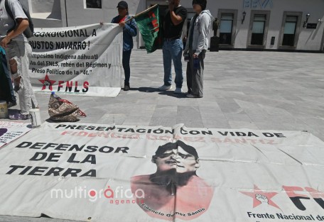 Integrantes del Frente Nacional de Lucha por el Socialismo (FNLS) ofrecieron una conferencia de prensa en Xalapa para rechazar la decisión de la Suprema Corte de Justicia de la Nación de no atraer el juicio de amparo promovido a favor de Higinio Bustos Navarro. La organización anunció que continuará con acciones legales y movilizaciones al sostener que el caso debe analizarse con perspectiva de derechos humanos.