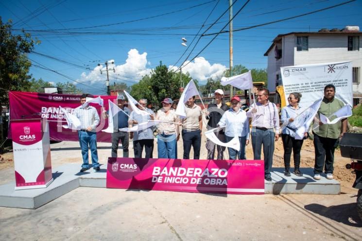Daniela Griego da inicio a obra de rehabilitación sanitaria en Infonavit Pomona