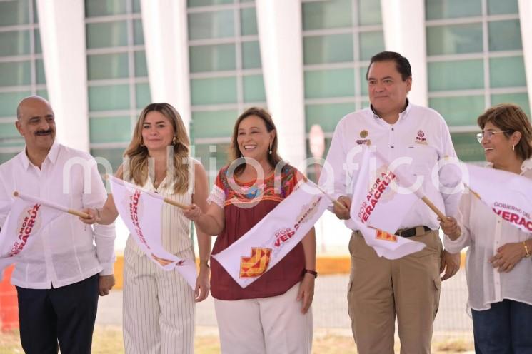 Rocío Nahle da el banderazo de inicio de la ampliación del World Trade Center Veracruz