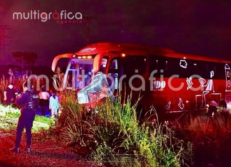 Asaltan autobús ADO sobre la autopista Cosoleacaque–Nuevo Teapa