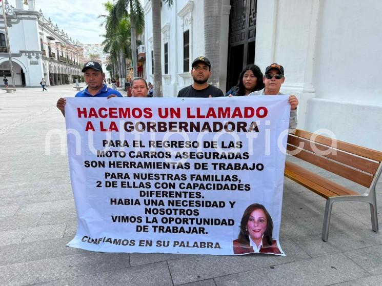 Mototaxistas son vitales en la economía y sustento de la zona rural; exigen devolución de unidades retenidas