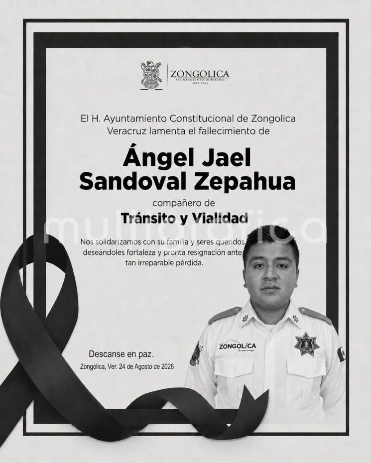 Fallece elemento de tránsito y vialidad de Zongolica tras choque contra camión de volteo
