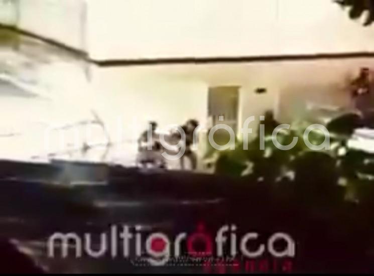 ¡Noche de tensión en San Andrés Tuxtla! Enfrentamiento deja a policía herido y moviliza a corporaciones