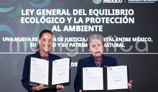 CSP envía a la Cámara de Diputados iniciativa de Ley General de Protección Ecológica y Justicia Ambiental

Se va a enviar por parte del Gobierno de México, de Semarnat, para fortalecer las capacidades del Estado mexicano para proteger, cuidar, conservar, restaurar el medio ambiente y los recursos naturales, puntualizó
