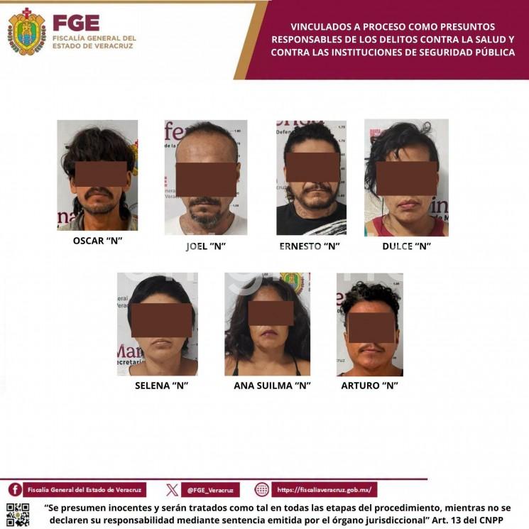En Coatzacoalcos se fortalece combate a la delincuencia: vinculan a proceso a 7 personas por los delitos contra la salud y contra las instituciones de seguridad pública