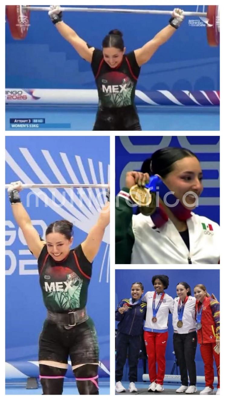 Andrea de la Herrán conquista doble oro y pone en alto el nombre de Orizaba