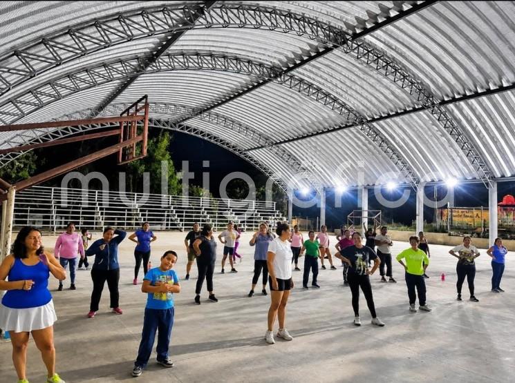 La Concepción, municipio de Jilotepec, busca romper el récord estatal de activación física colectiva