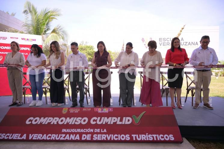Compromiso cumplido: Rocío Nahle inaugura Escuela Veracruzana de Servicios Turísticos