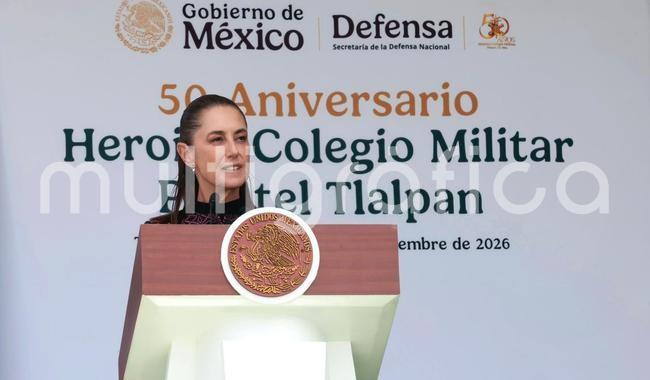 El Colegio Militar forma mujeres y hombres dispuestos a servir a su pueblo y a defender siempre la independencia y soberanía: CSP

“Hay momentos en los que el interés de la nación debe estar por encima de cualquier interés particular”, agregó

