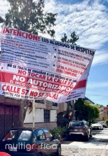 Vecinos de la colonia 2 de Abril rechazan obras en la calle 57 y exigen al Ayuntamiento de Xalapa respetar acuerdos 