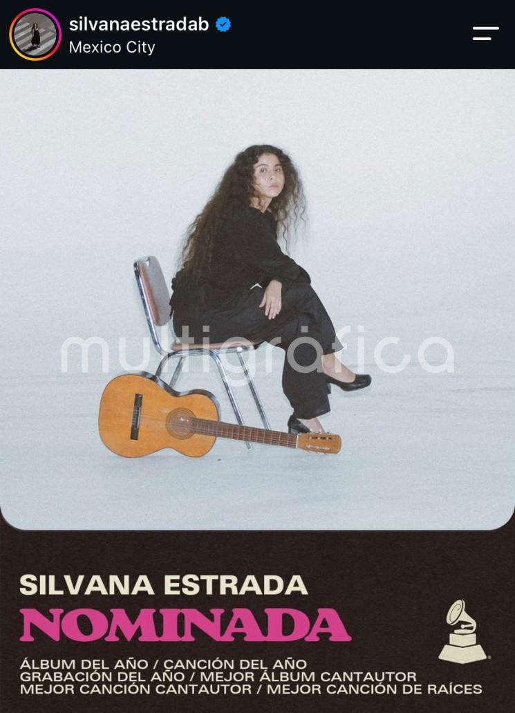 Silvana Estrada obtiene seis nominaciones a los Latin Grammy 2026