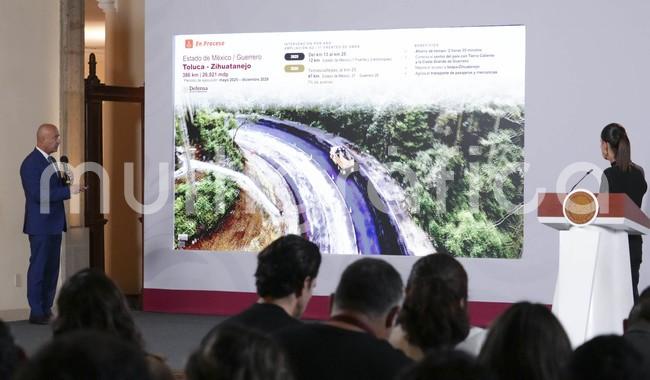 Estamos ampliando para garantizar que haya caminos, que haya empleo, que haya obra pública, que haya desarrollo , destacó la Jefa del Ejecutivo Federal
