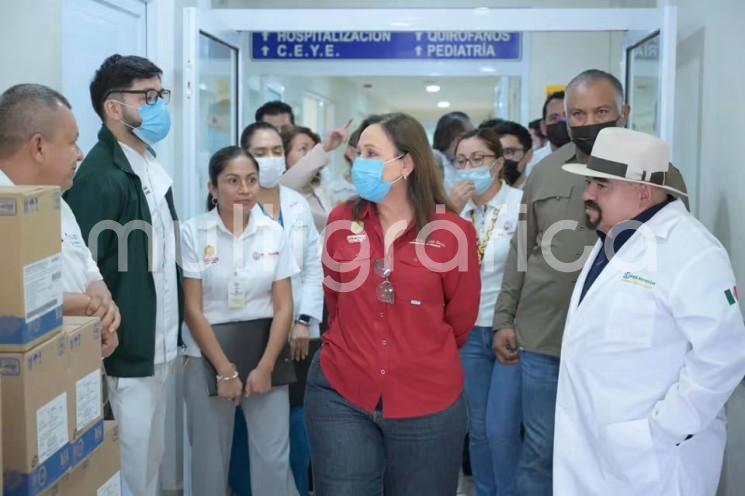 Hospital por hospital, gobernadora Rocío Nahle atiende abasto, mantenimiento y equipamiento