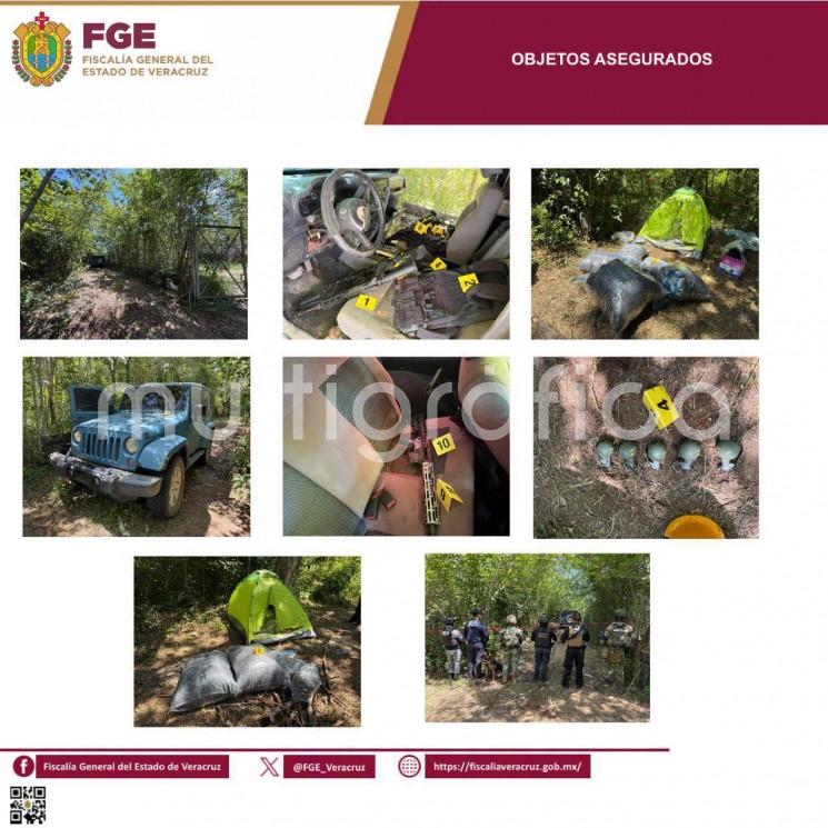 Cateo en Tempoal deja más de 59 mil dosis aseguradas, armas de fuego y granadas