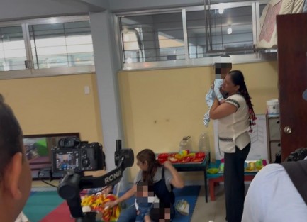 Raquel Bonilla visita CAI-01 de Xalapa y ofrece apoyo al plantel

