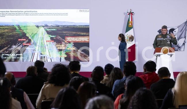 Se construirán 2 mil 400 km de trenes con inversión de 750 mil mdp; en 2027 se dará banderazo al AIFA-Pachuca y CDMX-Querétaro: CSP

Tienen muchas virtudes los trenes. Uno: conecta regiones, conecta ciudades (...) sino todas las ciudades y los tramos que se van conectando y cómo esa conectividad genera desarrollo económico en cada lugar, esa es una de las grandes virtudes, destacó
