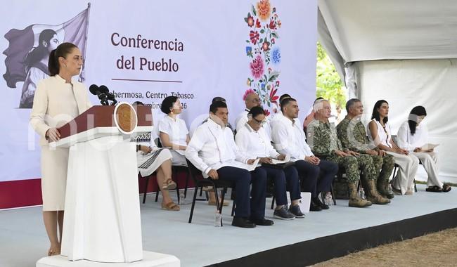 Atención a las Causas de la Estrategia Nacional de Seguridad y la cero impunidad reducen 54% los homicidios dolosos en Tabasco: CSP

La reducción del 54% es resultado de que el promedio de homicidios dolosos pasó de 3.5 en noviembre de 2024 a 1.6 en agosto de 2026
