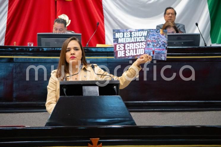 No es show mediático, es crisis de salud: Elena Córdova