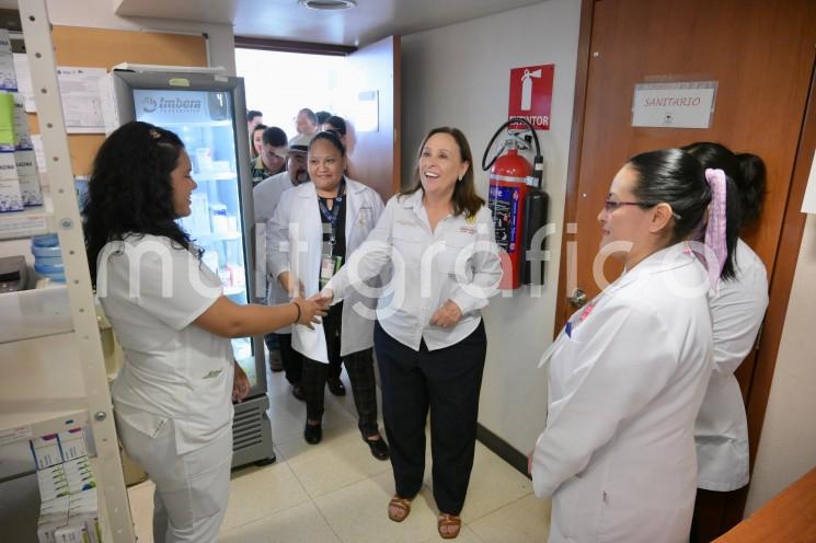 Más del 95% de abasto oncológico en Hospital de Alta Especialidad del puerto de Veracruz: Rocío Nahle