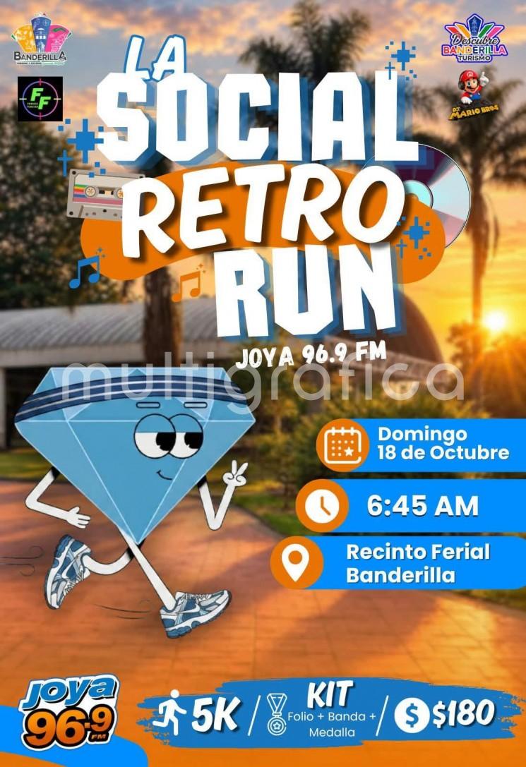 
Se presenta en Banderilla el evento deportivo musical: la social retro run
