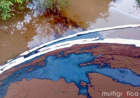 Pemex se deslinda de derrame de hidrocarburo en arroyo de Jáltipan