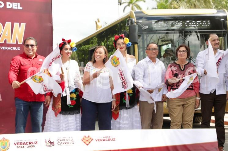 Rocío Nahle arranca el servicio Papaloapan para atender la movilidad de más de 60 mil usuarios
