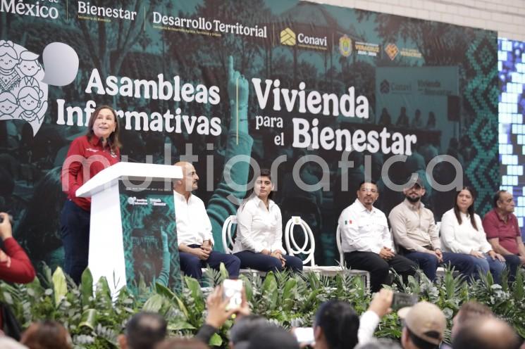 Vivienda para el Bienestar contempla 3 mil 500 hogares y reubicación de familias en riesgo: Rocío Nahle
